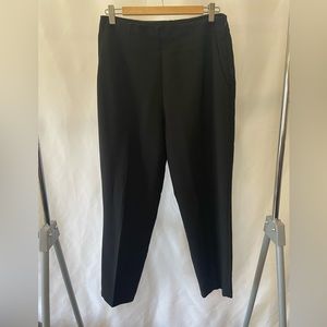 Black Cropped Slacks